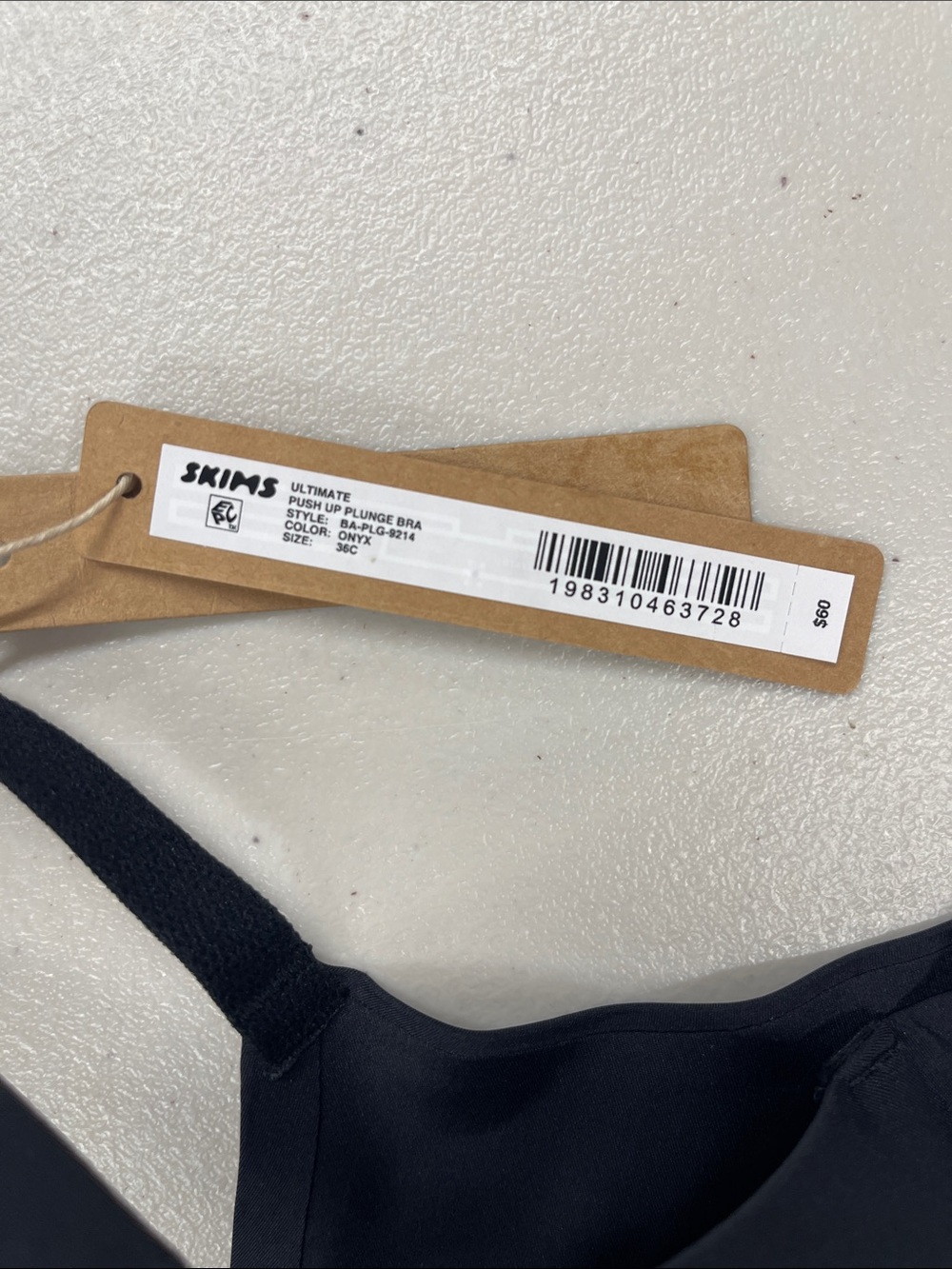 SKIMS Ultimate Push Up Plunge Bra 36C - Picture 2 of 2